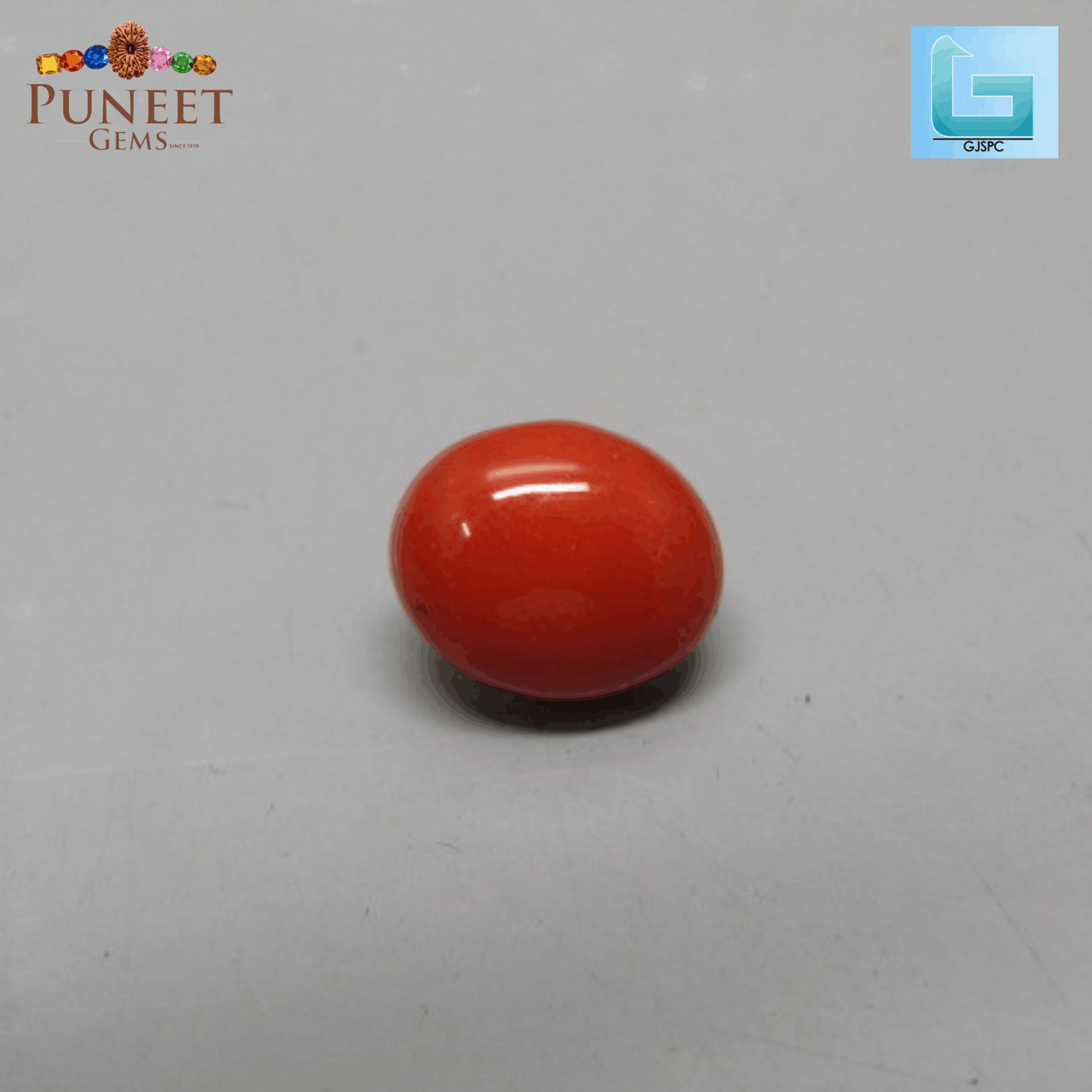 Red Natural Japanese Coral 4.80 CT – Certified Gemstone