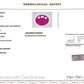 Natural Mozambique Ruby 3.95 Ct Certified