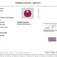Natural Mozambique Ruby 6.75 Ct Certified