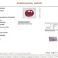 Natural Mozambique Ruby 3.49 Ct Certified