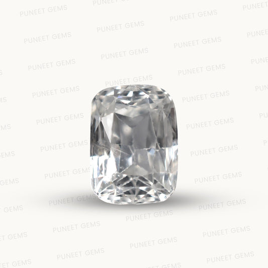 Natural White Sapphire Gemstone Online – Certified, Untreated & Ethically Sourced 3.02 CT