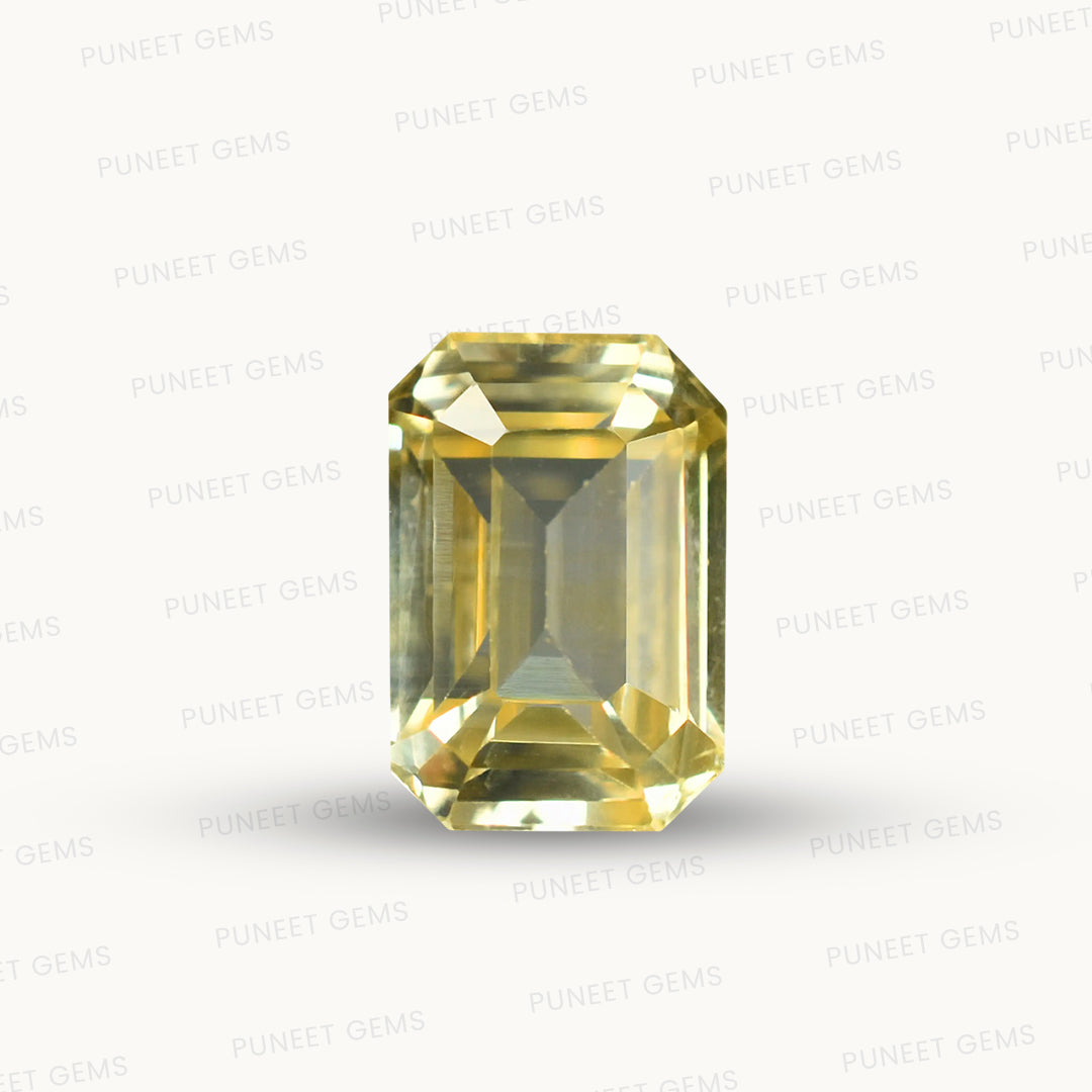 Natural Yellow Sapphire (Pukhraj) – Prosperity, Wisdom & Jupiter’s Blessing 3.02 CT