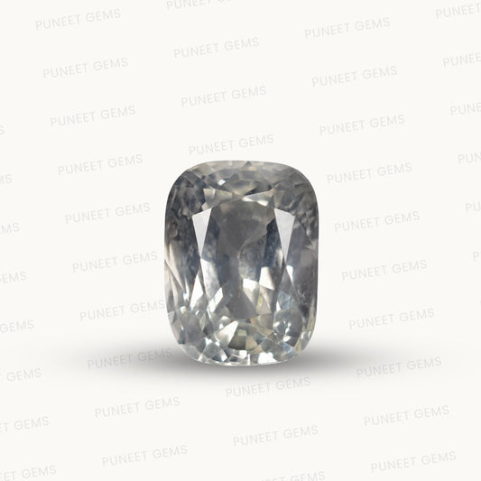Natural(H) White Sapphire Gemstone Online – Certified & Ethically Sourced 3.07 CT