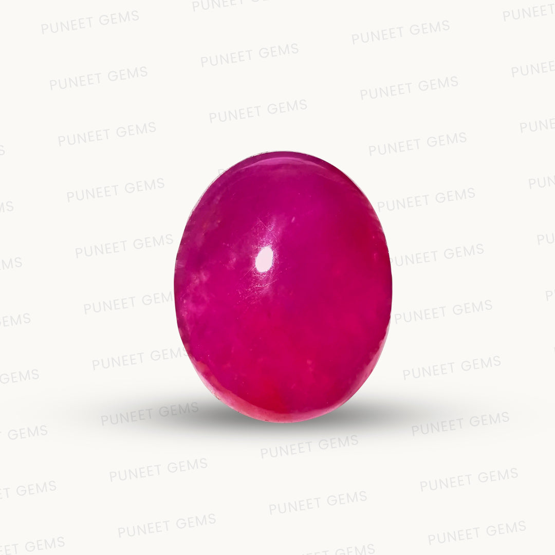 Natural Ruby Mozambique Pota – Premium Quality Uncut Ruby Gemstone | Certified Manik Stone 3.47 CT