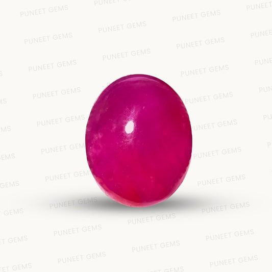 Natural Ruby Mozambique Pota – Premium Quality Uncut Ruby Gemstone | Certified Manik Stone 3.47 CT