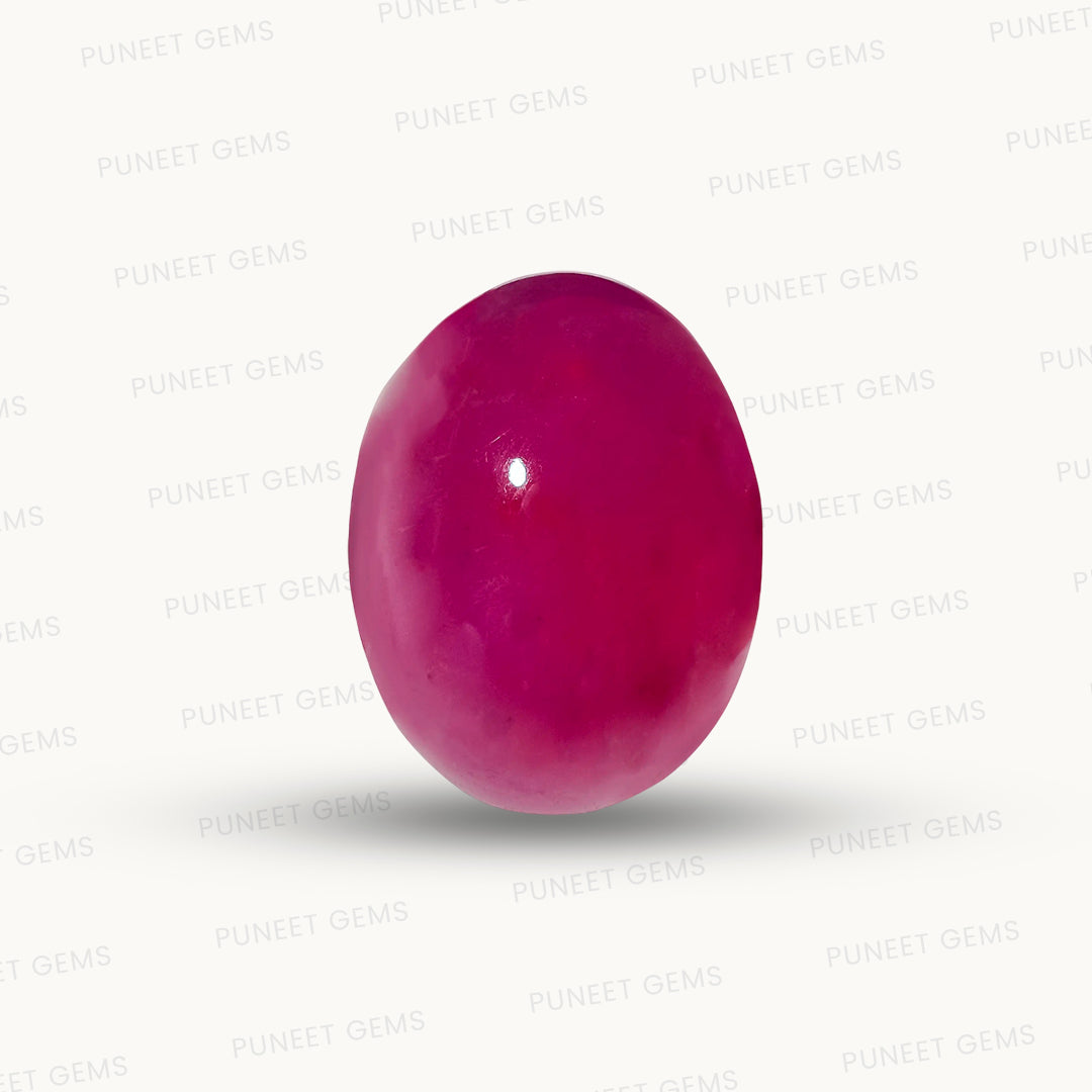 Natural Ruby Mozambique Pota – Premium Quality Uncut Ruby Gemstone | Certified Manik Stone 3.64 CT