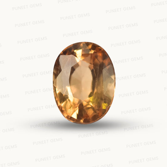 Siloni Gomed Gemstone – Natural Hessonite for Rahu Protection & Success 3.71 CT