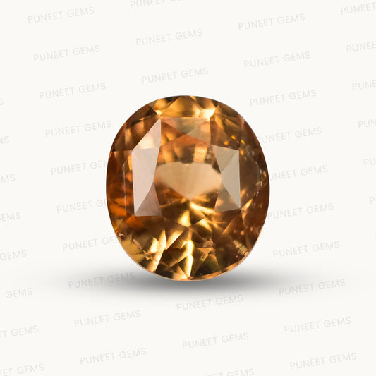 Siloni Gomed Gemstone – Natural Hessonite for Rahu Protection & Success 3.77 CT