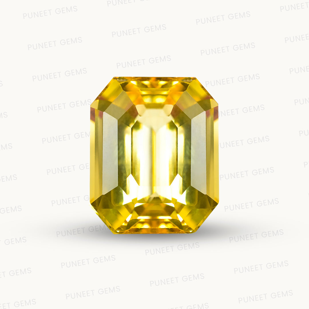 Natural(H) Yellow Sapphire Gemstones – Radiance, Wisdom & Prosperity 30.50 CT
