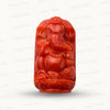 Coral Ganesh Gemstone Sculpture – Remover of Obstacles, Bringer of Strength & Success 30.72 CT