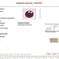 Natural Mozambique Ruby 3.26 Ct Certified