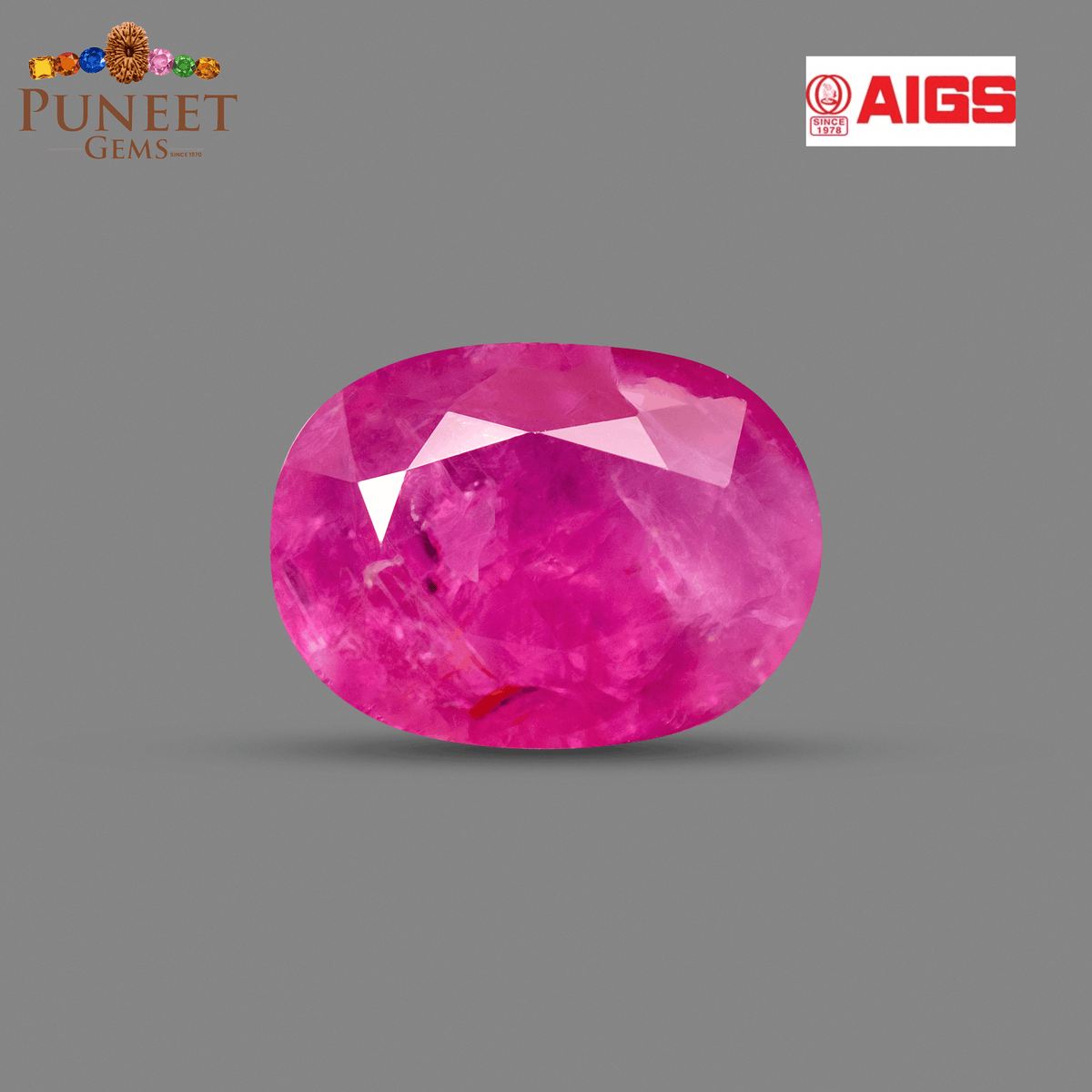 Natural Burma Ruby 6.37 Ct – Certified Gemstone