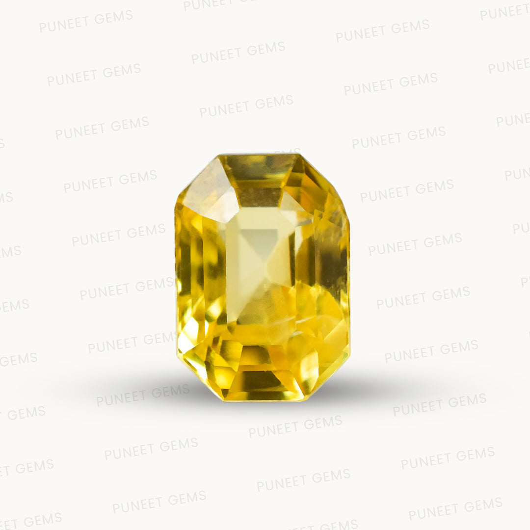 Natural Yellow Sapphire (Pukhraj) – Prosperity, Wisdom & Jupiter’s Blessing 4.04 CT