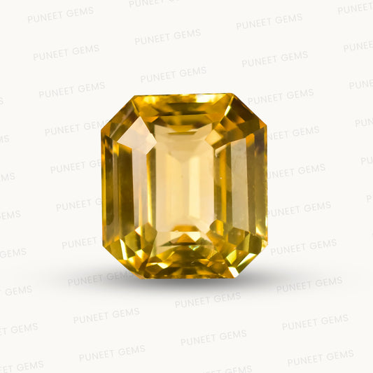Natural Yellow Sapphire (Pukhraj) – Prosperity, Wisdom & Jupiter’s Blessing 4.10 CT