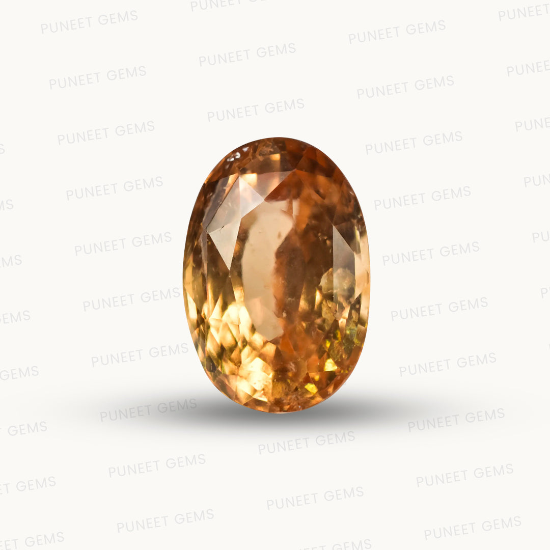 Siloni Gomed Gemstone – Natural Hessonite for Rahu Protection & Success 4.52 CT