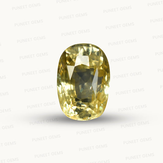 Natural Yellow Sapphire (Pukhraj) – Prosperity, Wisdom & Jupiter’s Blessing 4.54 CT