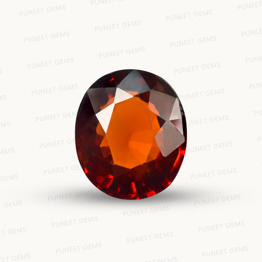Siloni Gomed Gemstone – Natural Hessonite for Rahu Protection & Success 4.57 CT