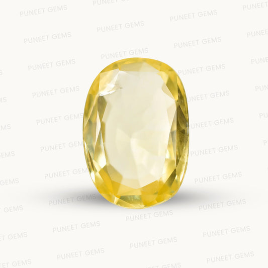 Natural Yellow Sapphire (Pukhraj) – Prosperity, Wisdom & Jupiter’s Blessing 4.58 CT