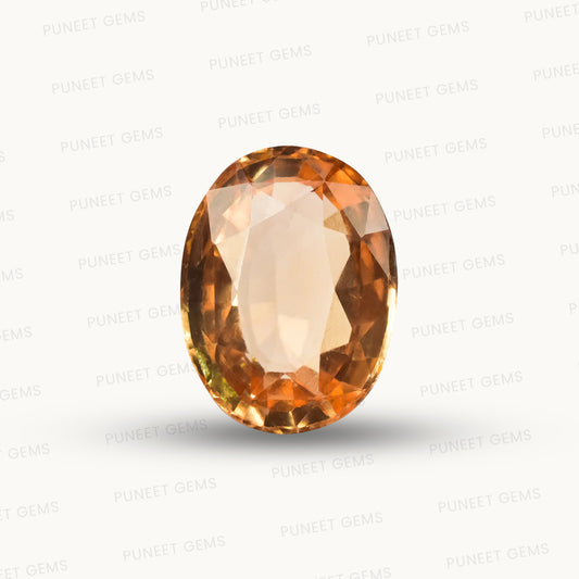 Siloni Gomed Gemstone – Natural Hessonite for Rahu Protection & Success 4.62 CT