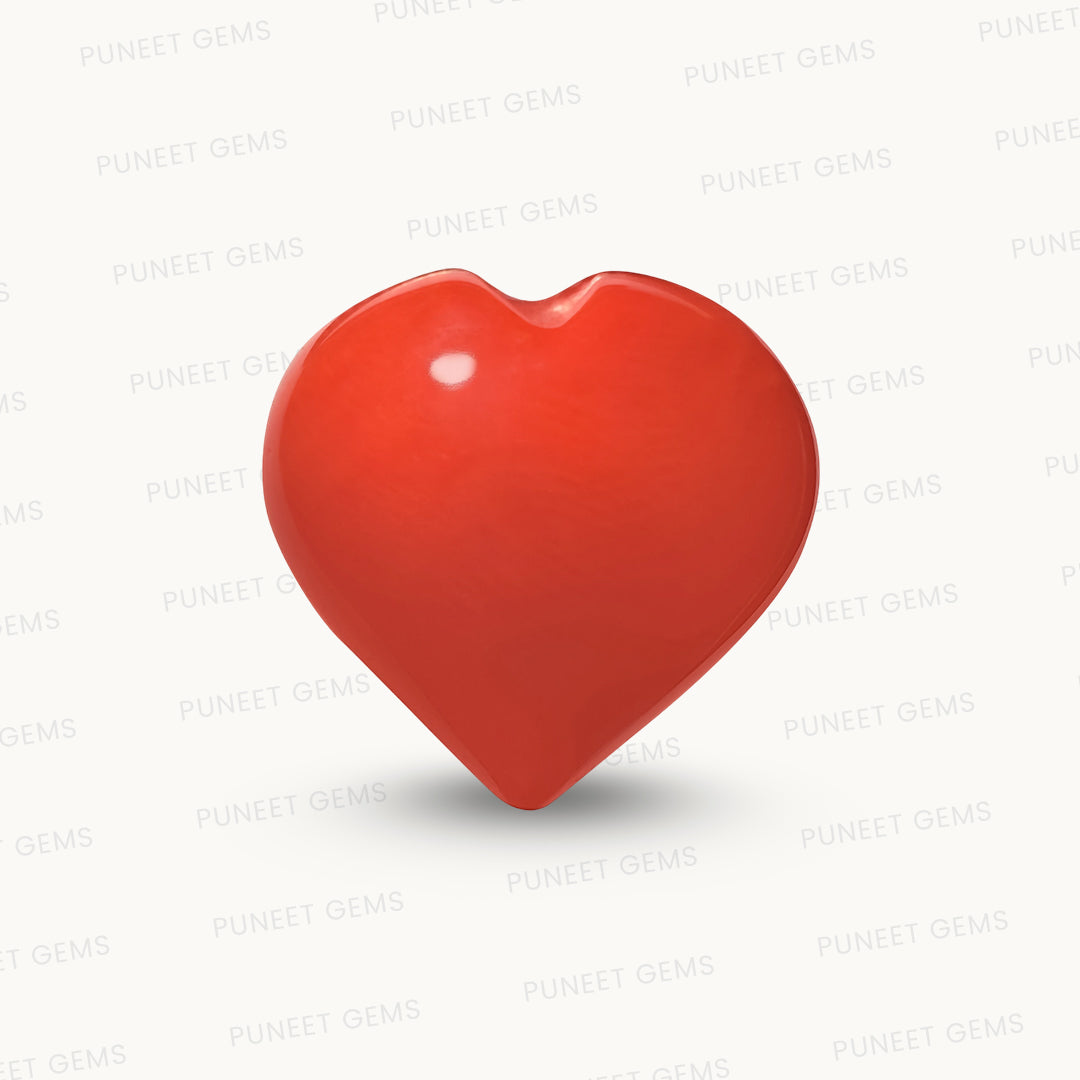 Natural Heart Coral – The Gem of Strength, Vitality & Protection 4.65 CT