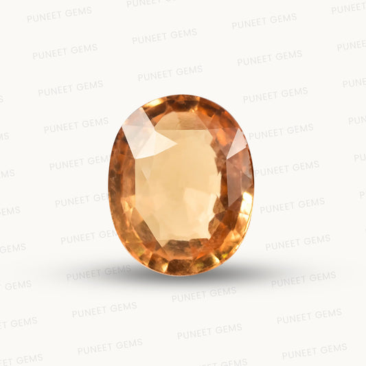 Siloni Gomed Gemstone – Natural Hessonite for Rahu Protection & Success 4.86 CT