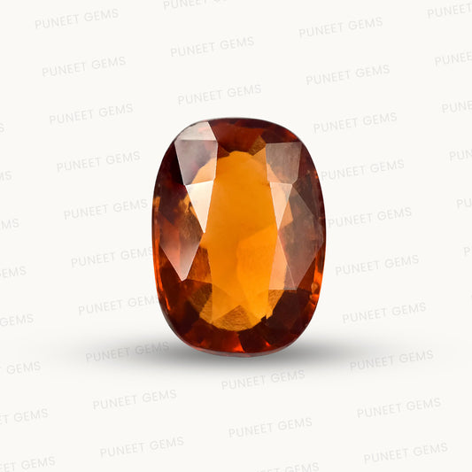 Siloni Gomed Gemstone – Natural Hessonite for Rahu Protection & Success 4.94 CT