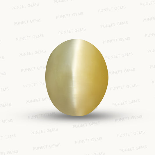 Indian Cat’s Eye Gemstone (Lehsunia) – Protection, Intuition & Ketu’s Power 4.95 CT