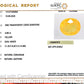 Natural Bangkok Yellow Sapphire (Pukhraj) 4.96 Ct – Certified Gemstone