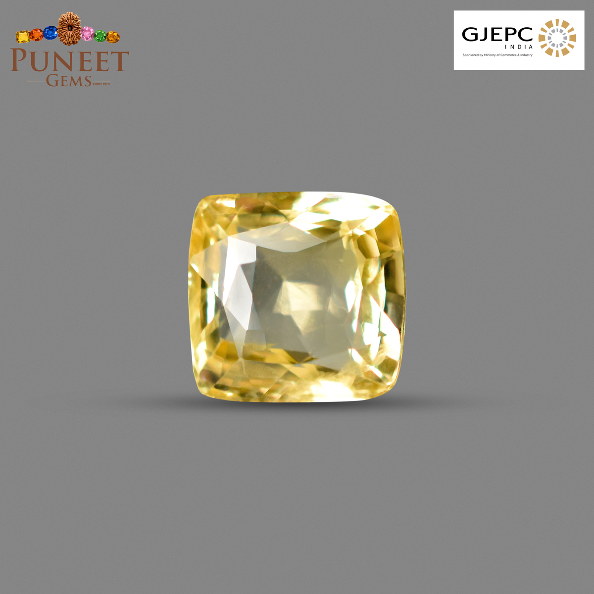Natural Yellow Sapphire (Pukhraj) 2.04 Ct – Certified Premium Gemstone
