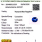 Natural Blue Sapphire (Neelam) 1.53 Ct – Certified
