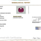 Natural Mozambique Ruby 4.90 Ct Certified