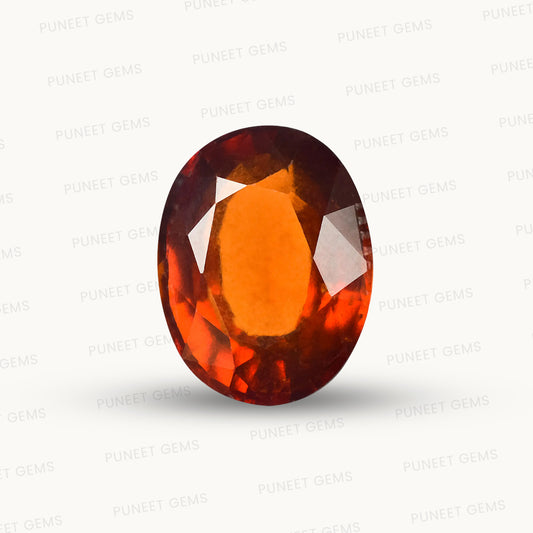 Siloni Gomed Gemstone – Natural Hessonite for Rahu Protection & Success 5.03 CT