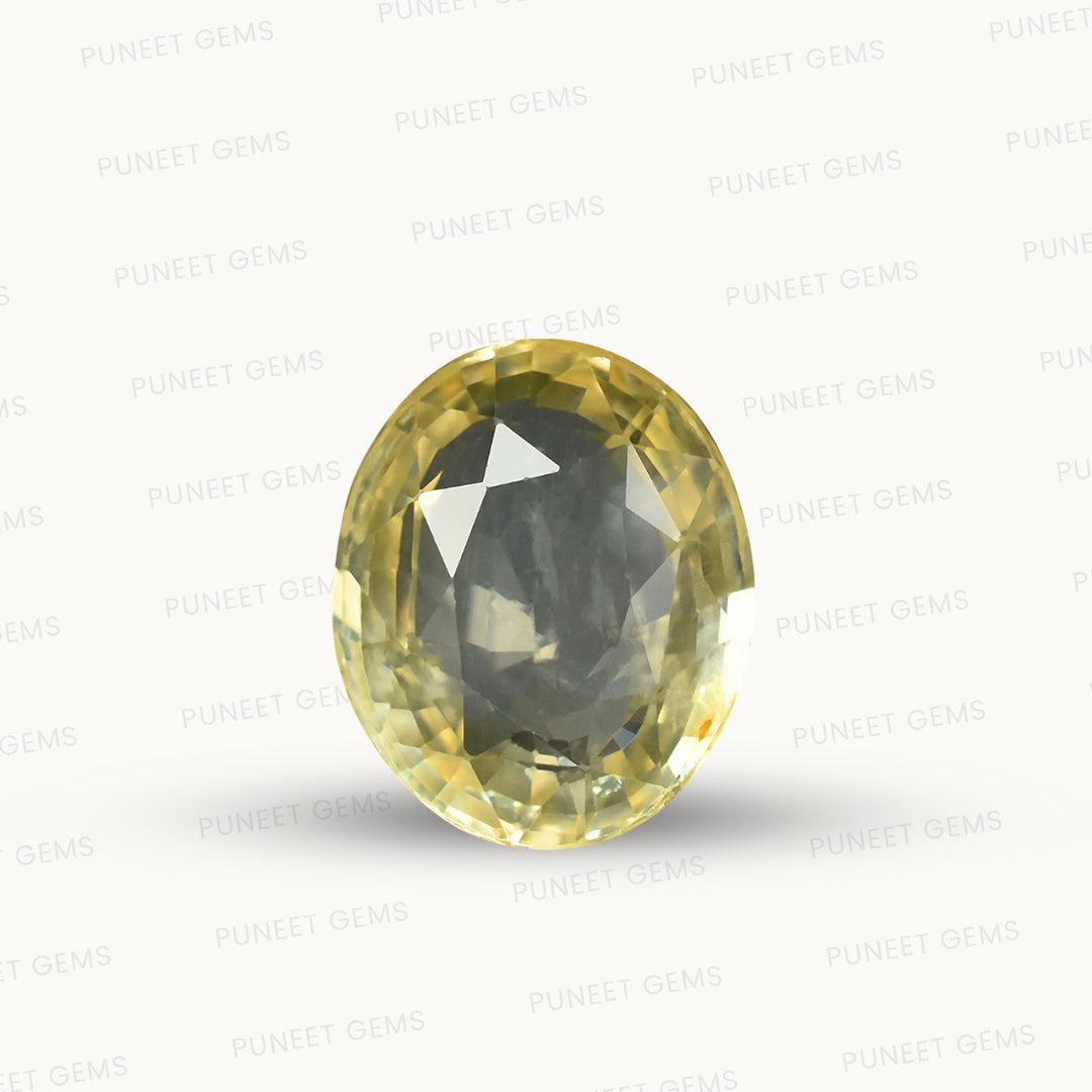 Natural Yellow Sapphire (Pukhraj) – Prosperity, Wisdom & Jupiter’s Blessing 5.05 CT