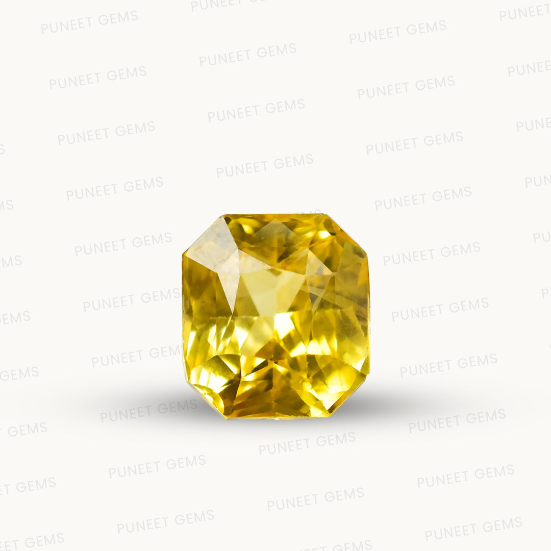 Natural Yellow Sapphire (Pukhraj) – Prosperity, Wisdom & Jupiter’s Blessing 5.06 CT