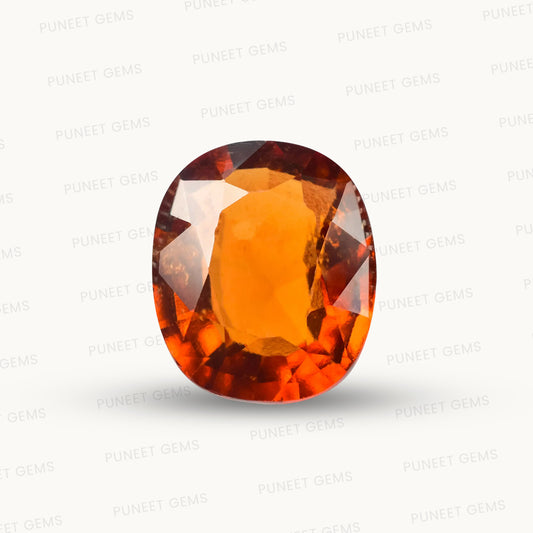 Siloni Gomed Gemstone – Natural Hessonite for Rahu Protection & Success 5.08 CT