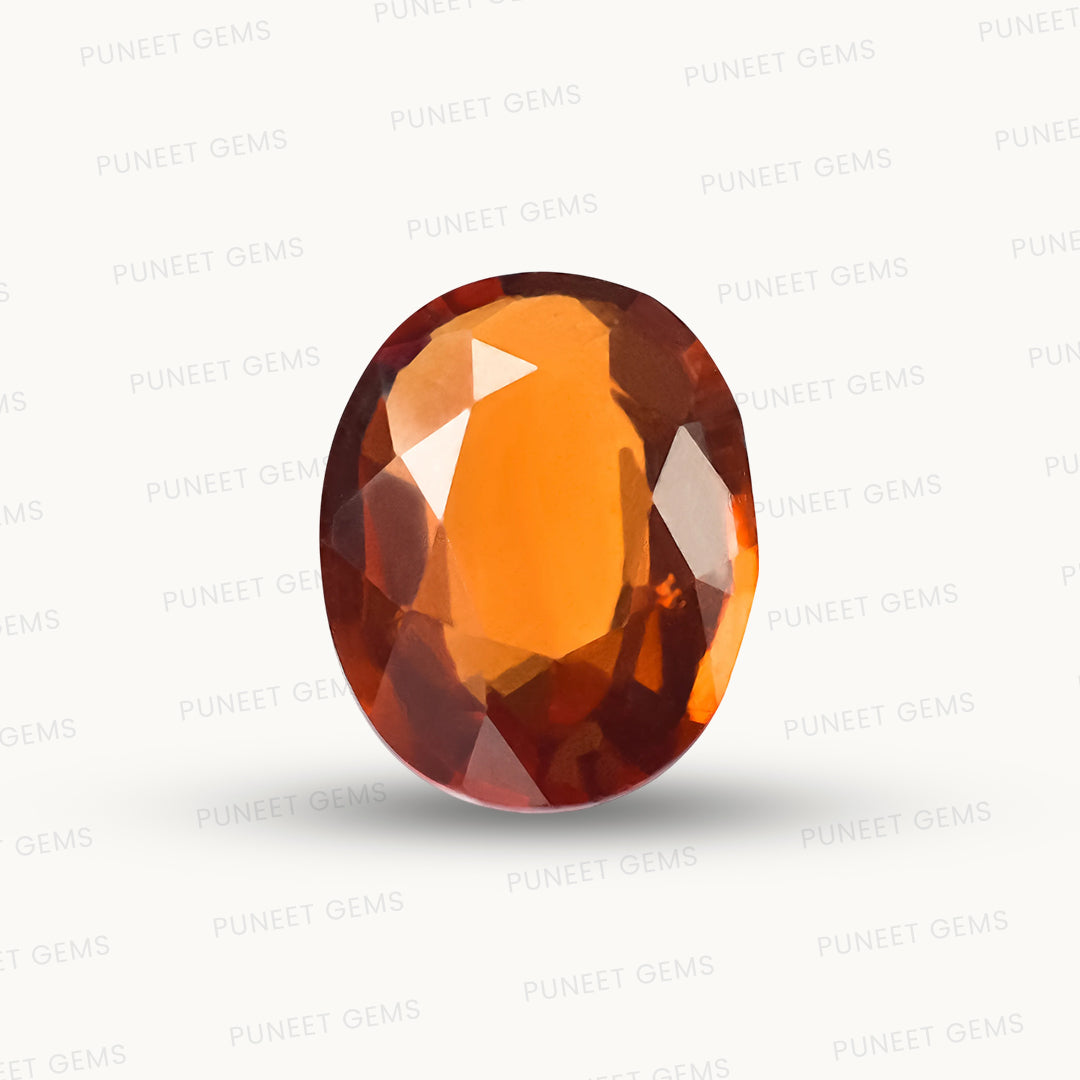 Siloni Gomed Gemstone – Natural Hessonite for Rahu Protection & Success 5.10 CT