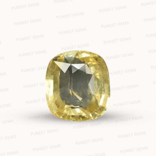 Natural Yellow Sapphire (Pukhraj) – Prosperity, Wisdom & Jupiter’s Blessing 5.14 CT