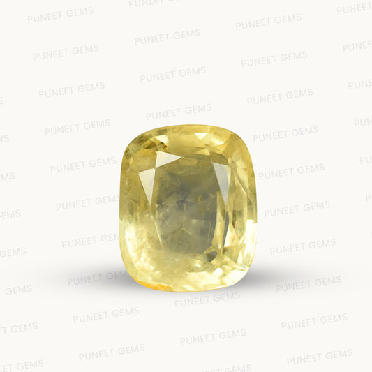 Natural Yellow Sapphire (Pukhraj) – Prosperity, Wisdom & Jupiter’s Blessing 5.17 CT