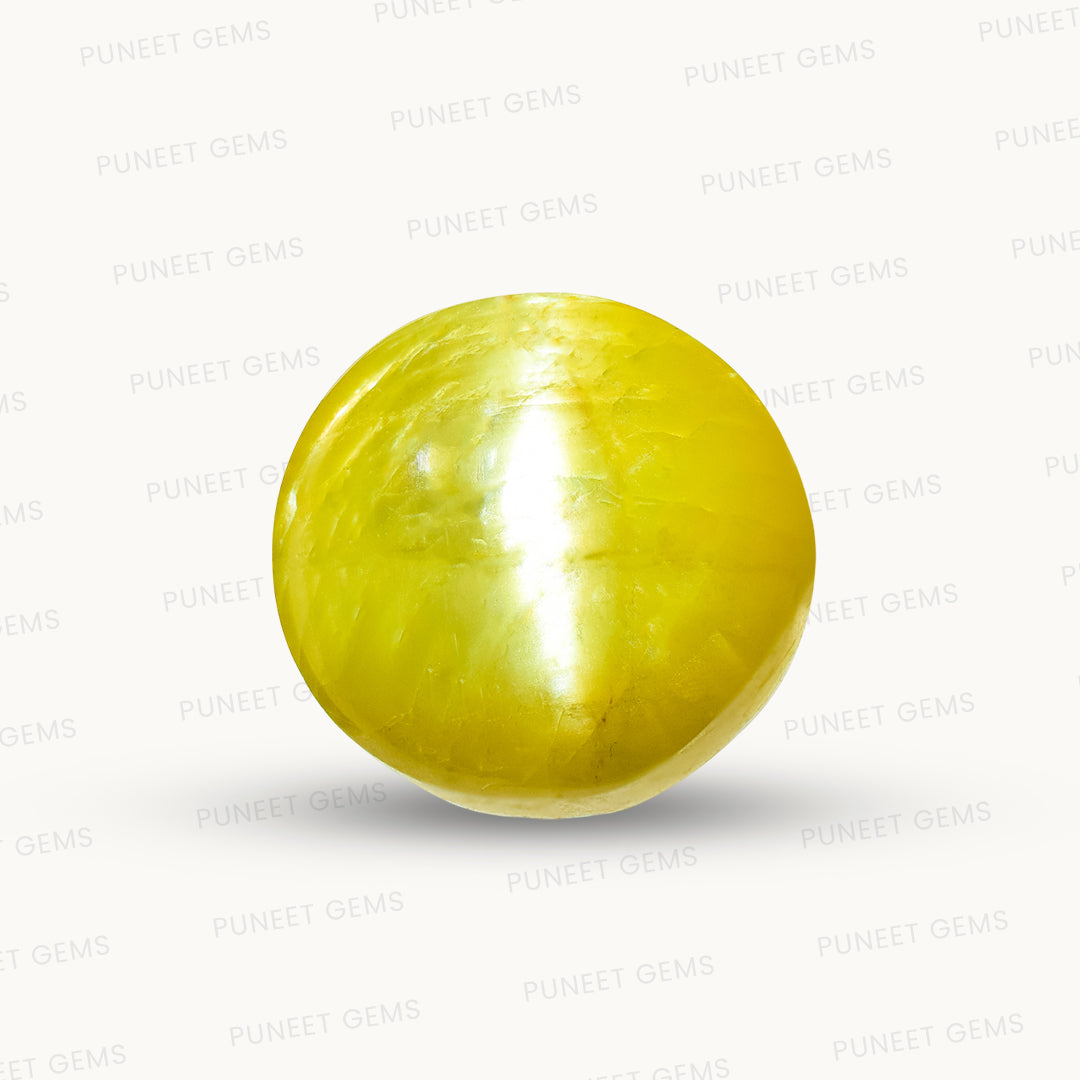 Natural Cat’s Eye Gemstone (Lehsunia) – Protection, Intuition & Ketu’s Power 5.19 CT