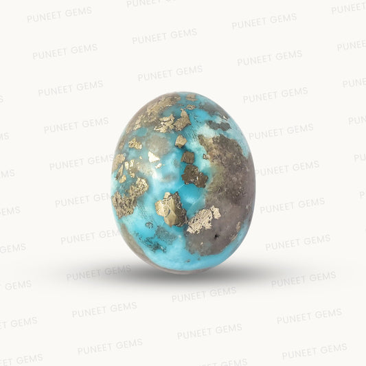 Firoza (Turquoise) Gemstone – The Stone of Protection & Positivity 5.29 CT