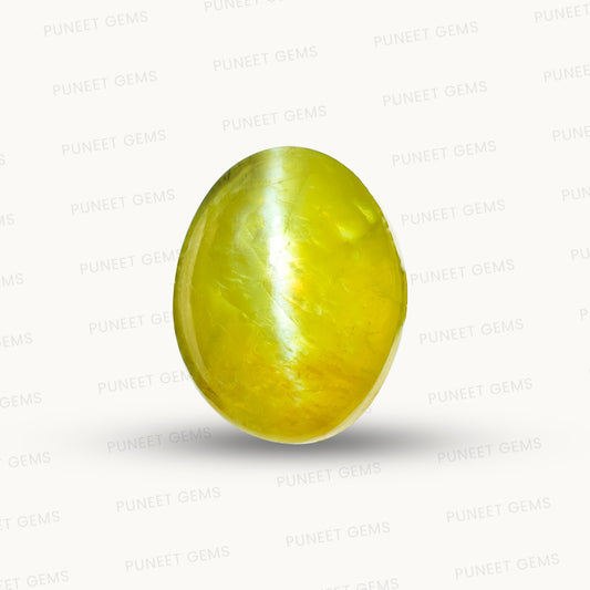 Natural Cat’s Eye Gemstone (Lehsunia) – Protection, Intuition & Ketu’s Power 5.41 CT
