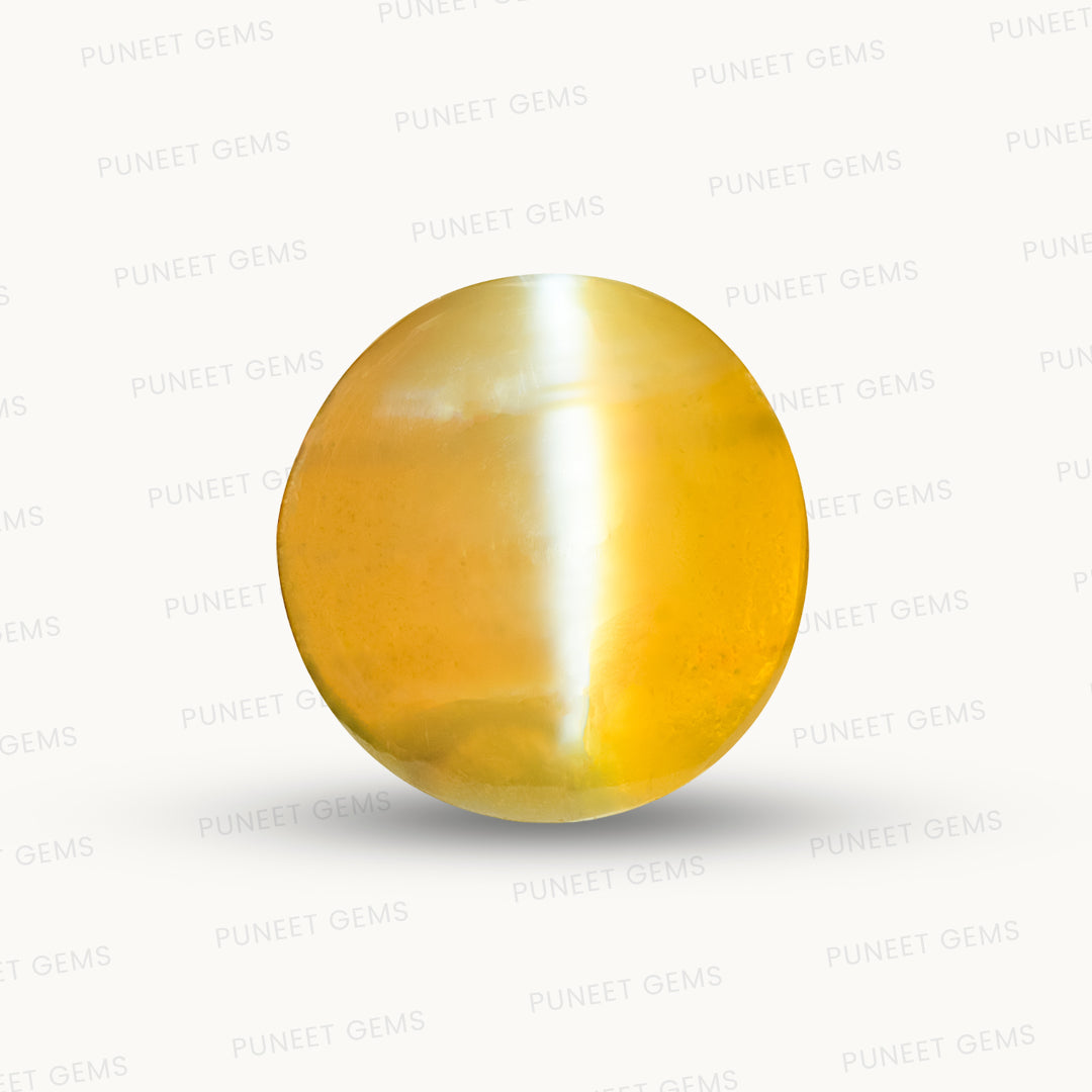Natural Cat’s Eye Gemstone (Lehsunia) – Protection, Intuition & Ketu’s Power 5.44 CT