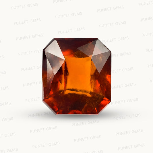 Siloni Gomed Gemstone – Natural Hessonite for Rahu Protection & Success 5.47 CT