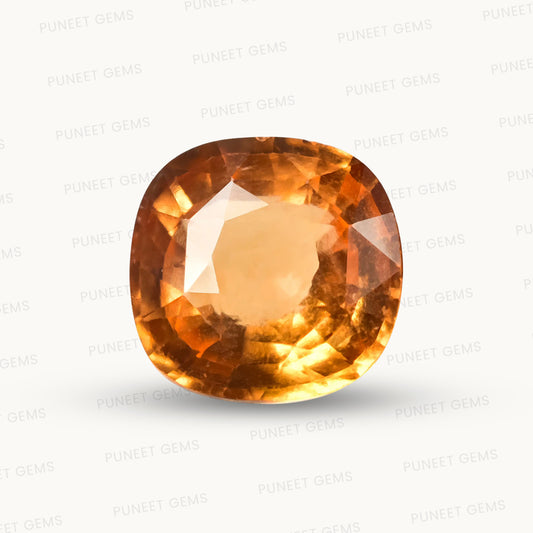 Siloni Gomed Gemstone – Natural Hessonite for Rahu Protection & Success 5.51 CT