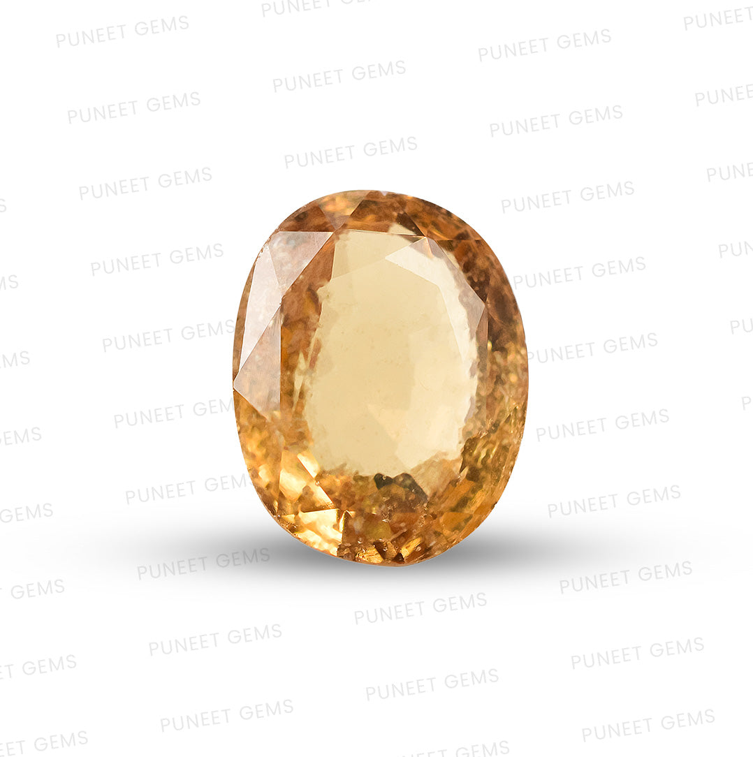 Yellow Gomed (Hessonite Garnet) – Natural Gemstone for Strength, Protection & Stability 5.52 CT