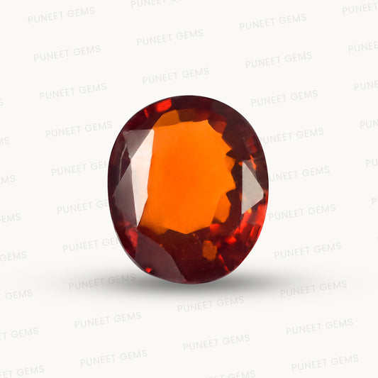 Siloni Gomed Gemstone – Natural Hessonite for Rahu Protection & Success 5.60 CT