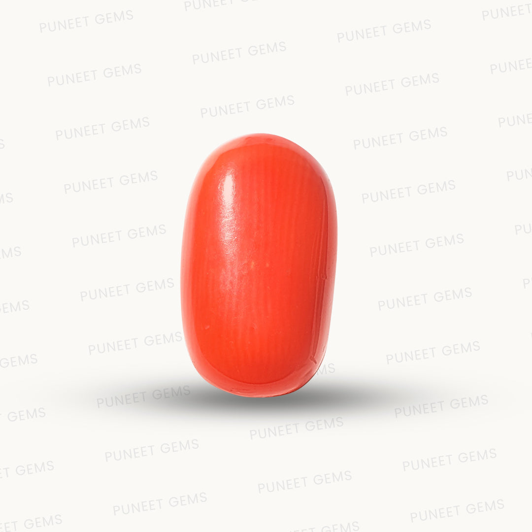 Natural Coral Gemstone – The Gem of Strength, Vitality & Protection 5.75 CT
