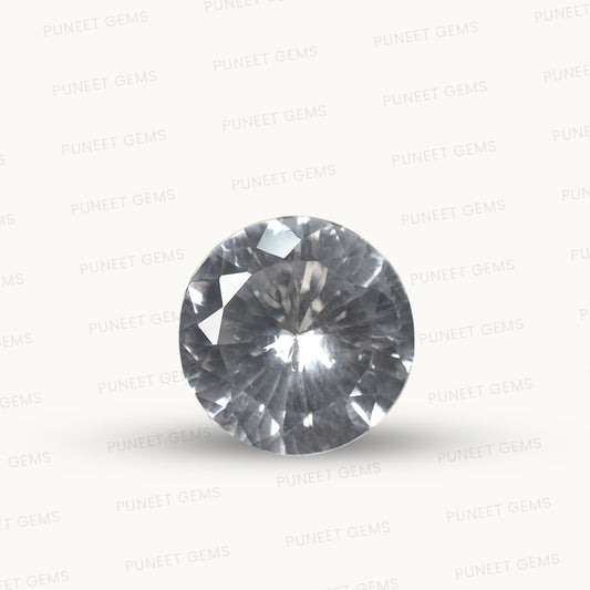 Natural White Sapphire Gemstone Online – Certified, Untreated & Ethically Sourced 5.75 CT