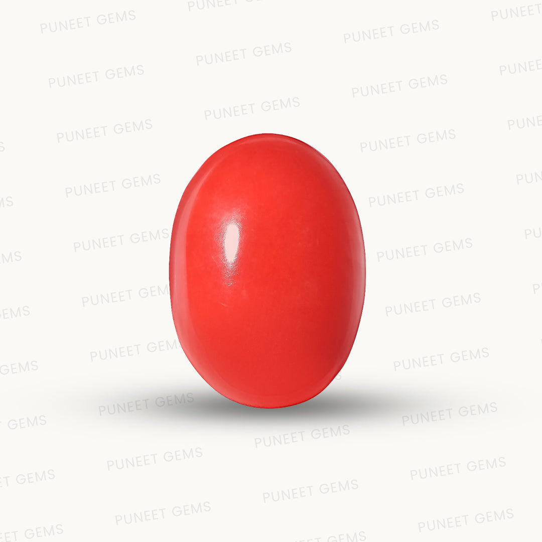 Natural Coral Gemstone – The Gem of Strength, Vitality & Protection 5.62 CT
