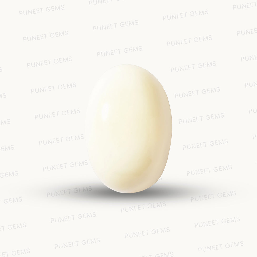 Natural White Coral Gemstone – The Gem of Strength, Vitality & Protection 5.80 CT